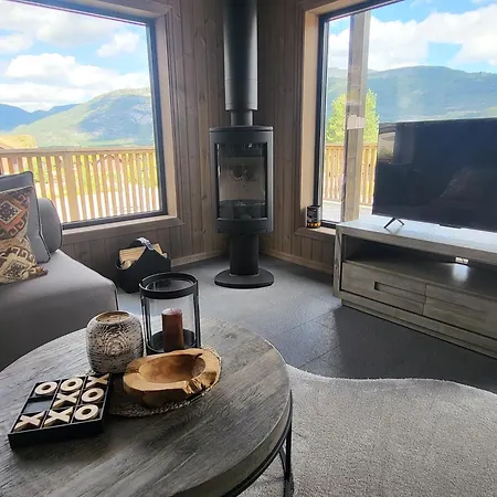 Elegant Black With Amenities In Ferienhaus Vradal